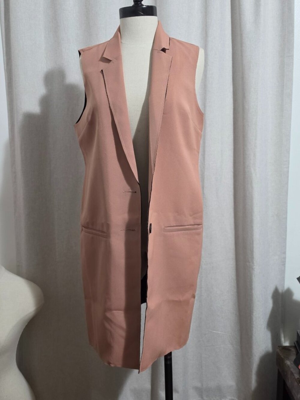 Brand New Missguided Salmon Pink Sleeveless Vest